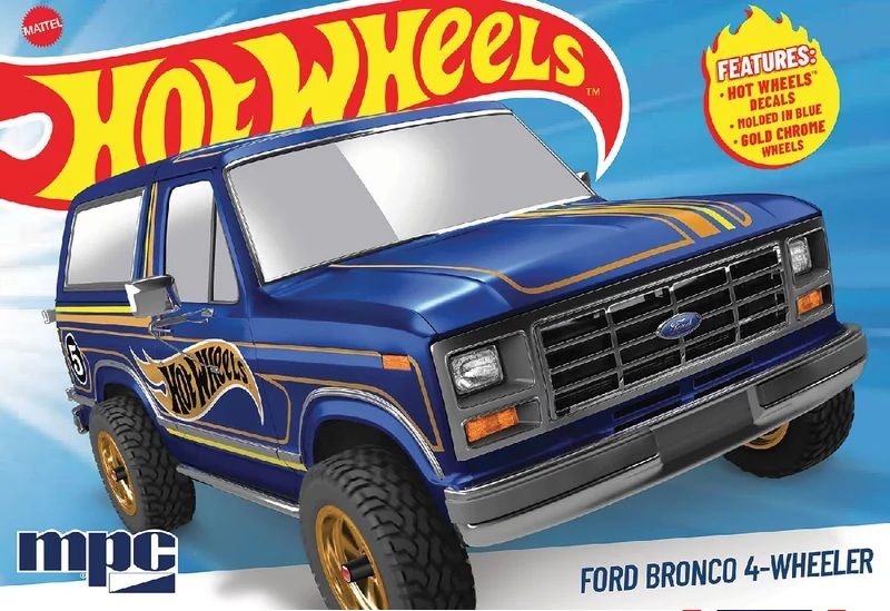 1:25 1982 FORD BRONCO HOT WHEELS
