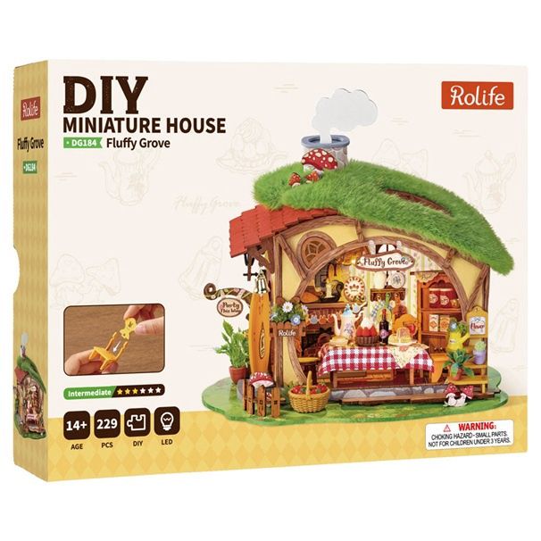 FLUFFY GROVE 3D MINI HOUSE