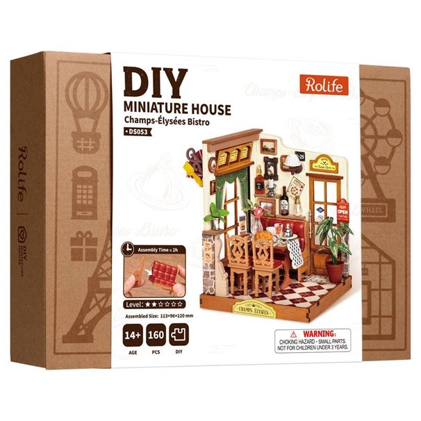 Champs Elysees Bistro 3D MINI HOUSE