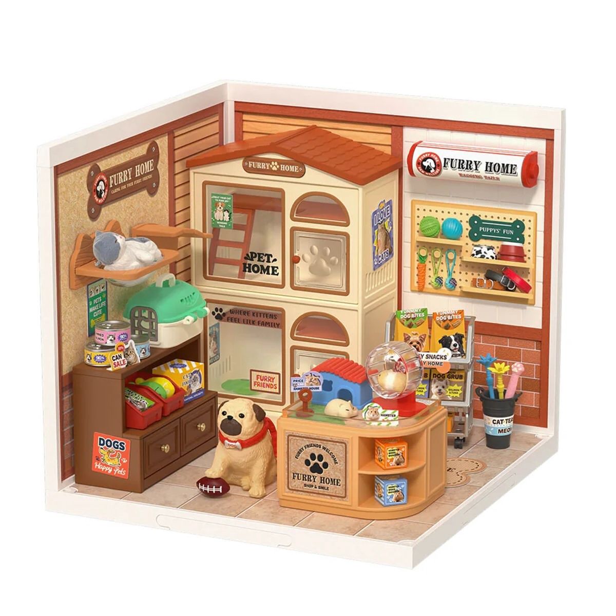 SUPER CREATOR FURRY FRIENDS HOME DIY