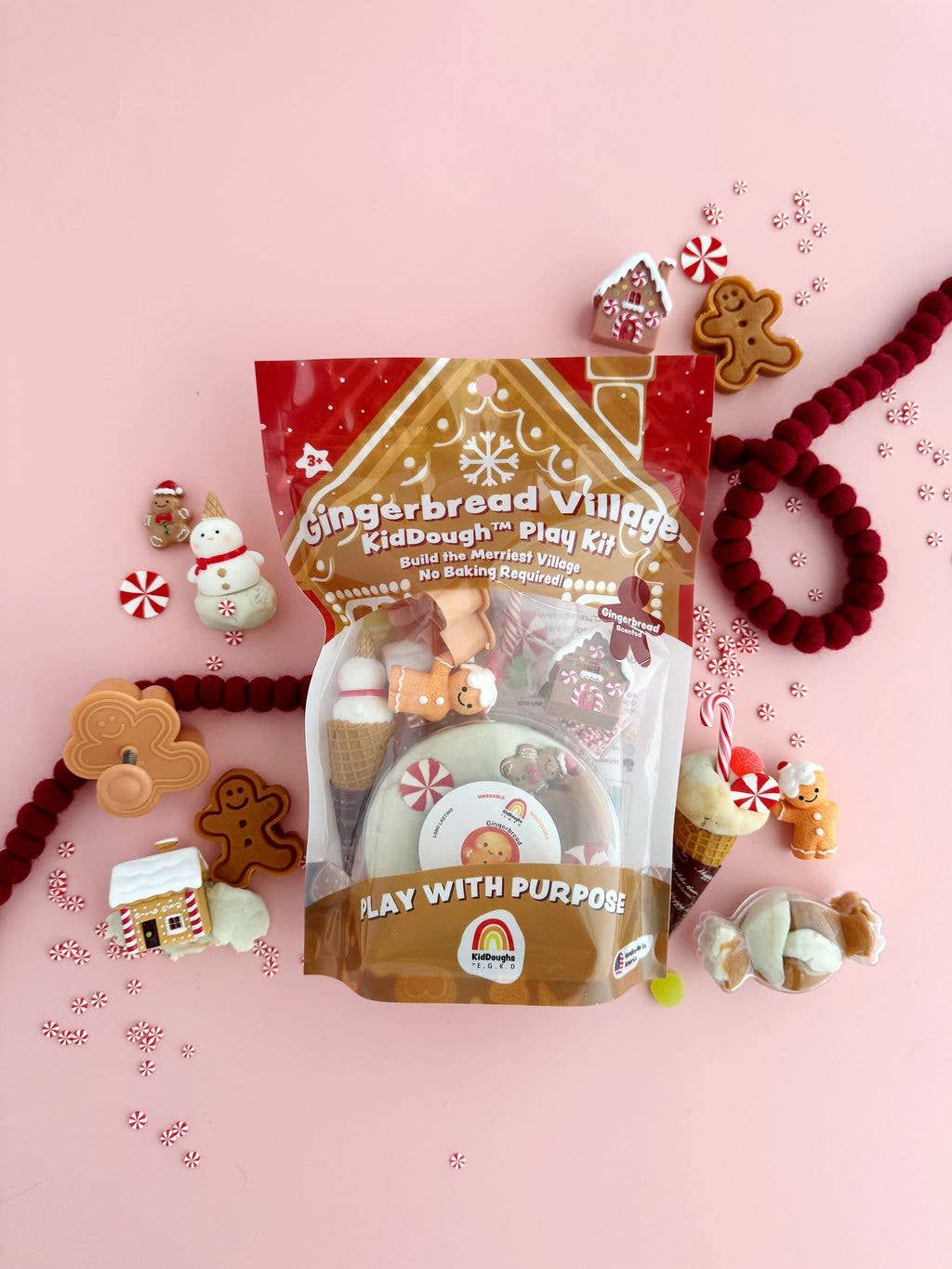 Gingerbread Village Dough Play Kit