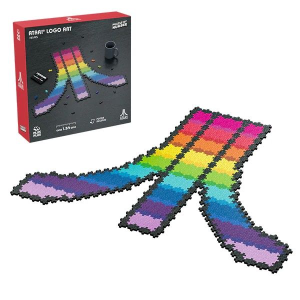 PUZZLE BY NUMBER 741pc ATARI LOGO