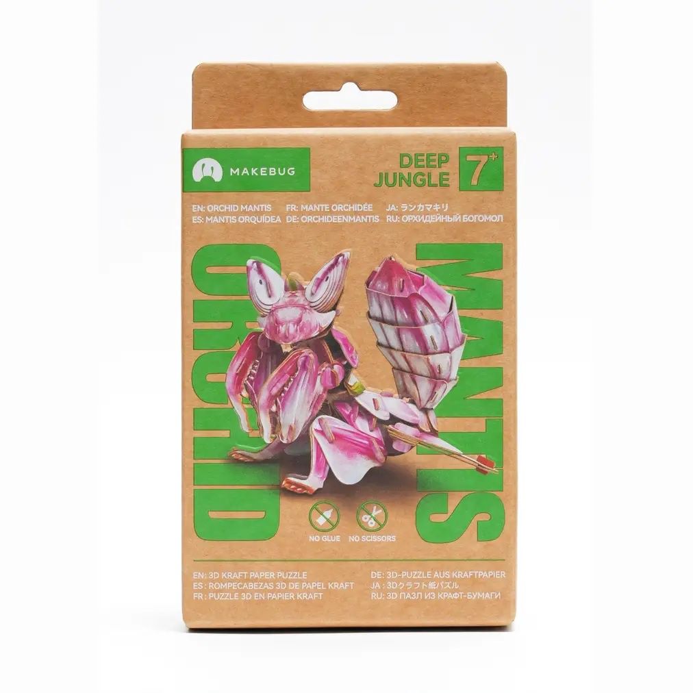 DEEP JUNGLE ORCHID MANTIS 3D PAPER KIT