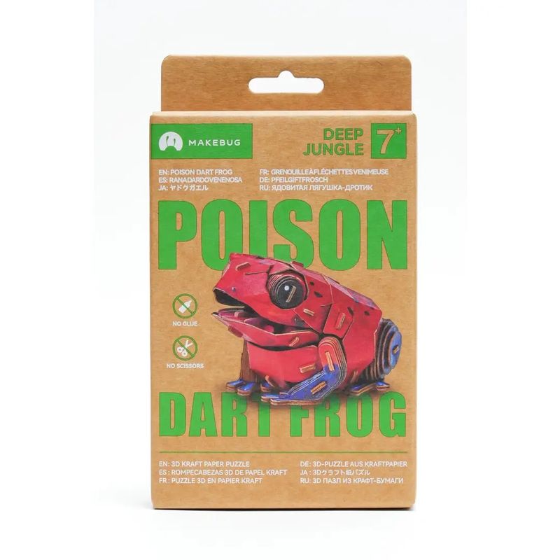 DEEP JUNGLE POISON FROG 3D PAPER KIT