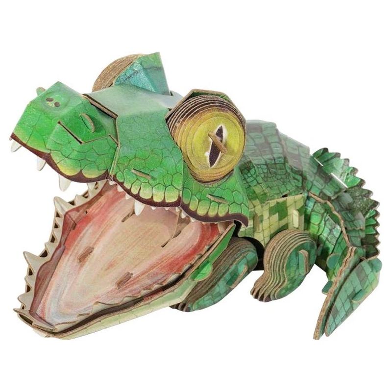 DEEP JUNGLE CROCODILE 3D PAPER KIT