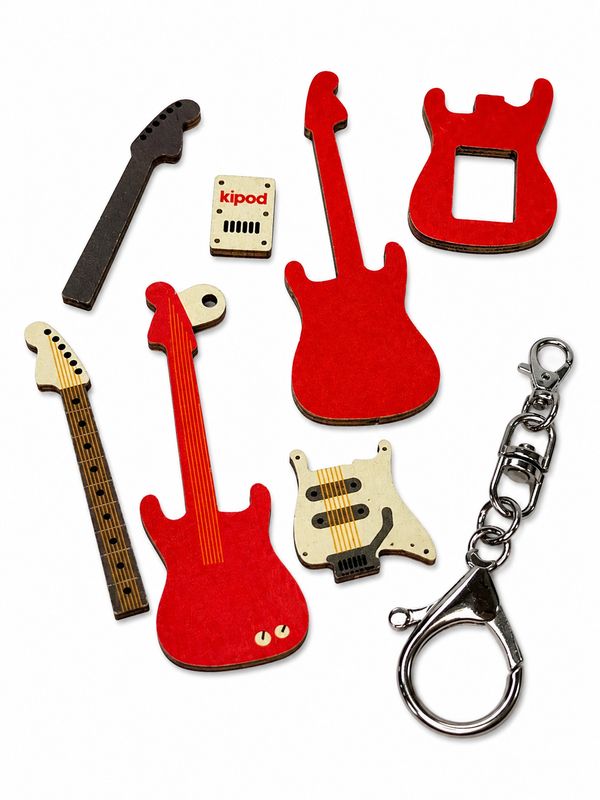 Mini Keychain Kit - Electric Guitar 