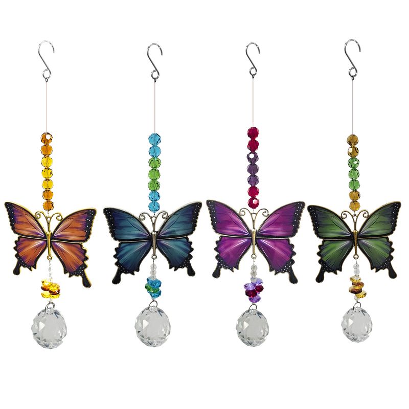 Butterfly Suncatcher Ornament Asst