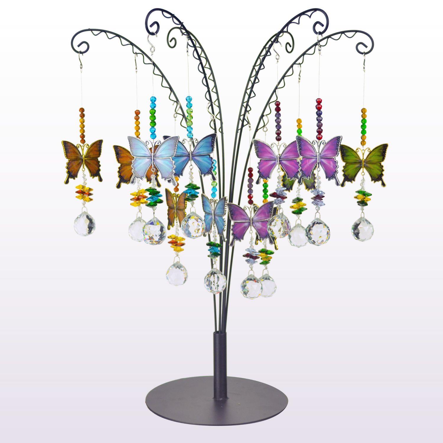 Butterfly Suncatcher Ornament Asst