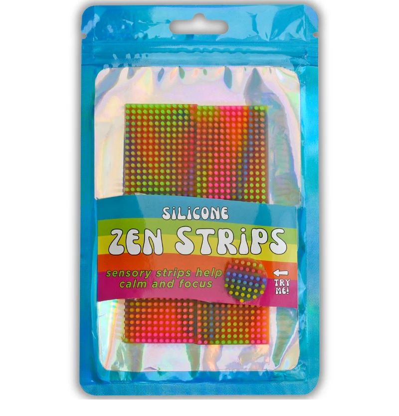 SILICONE ZENSTRIPS NEON TEXTURED 3x10cm 2PK