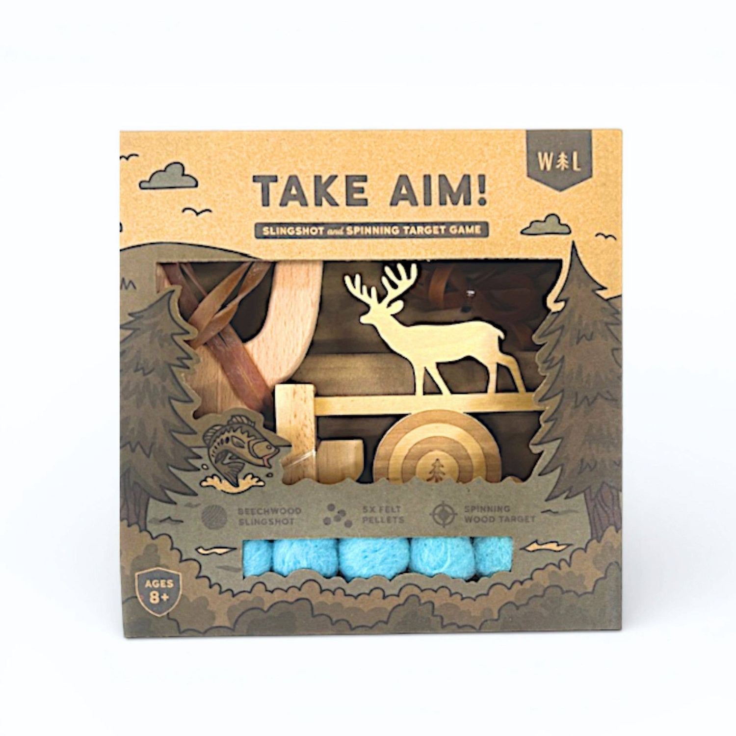 TAKE AIM! Kids Slingshot &amp; Target Set