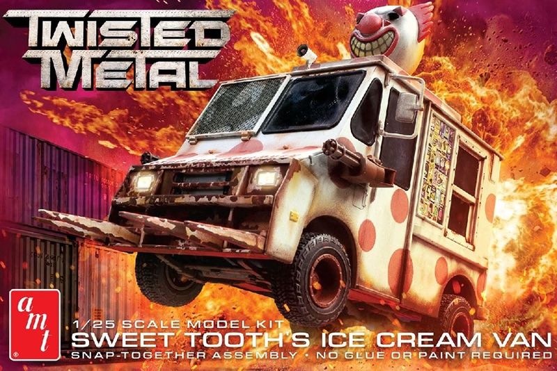 1/25 TWISTED METAL SWEET TOOTH VAN