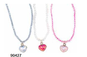 BOUTIQUE SWEETHEART SPARKLE NECKLACE ASST