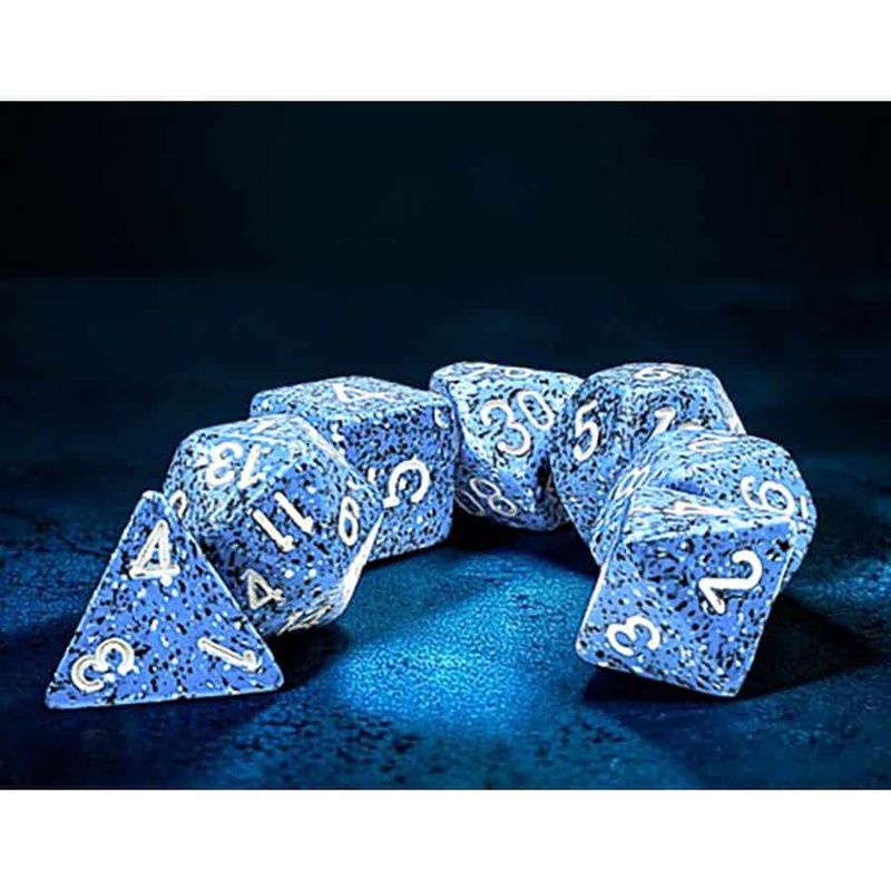 SPECKLED DICE: POLYHEDRAL 7ct OCEAN STONE