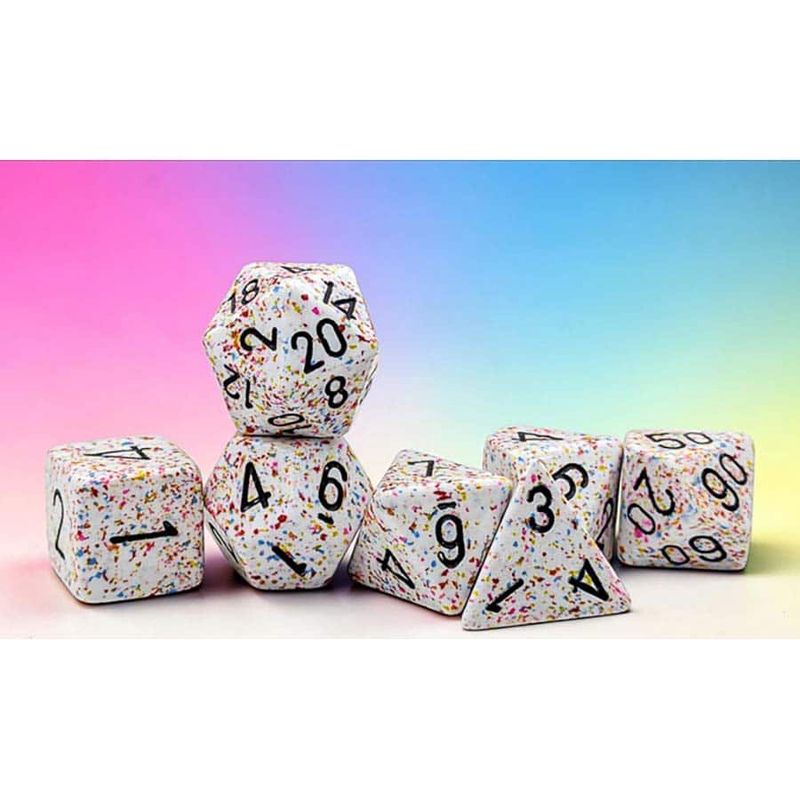 SPECKLED DICE: POLYHEDRAL 7ct BIRTHDAY