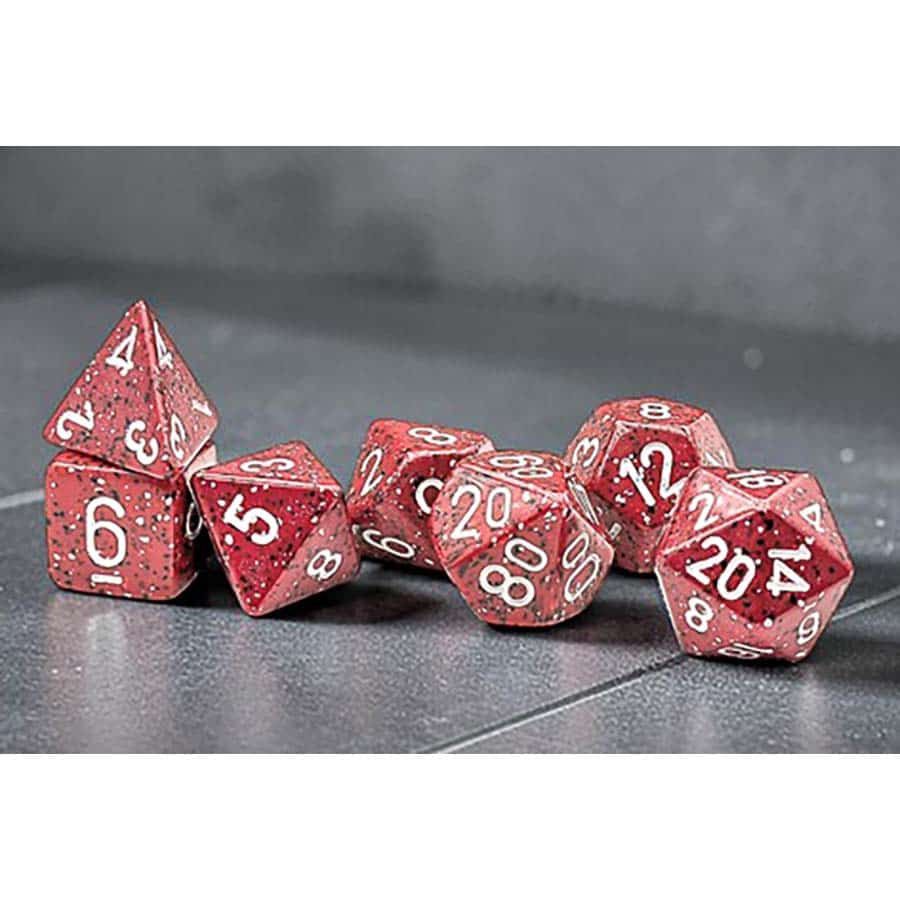SPECKLED DICE: POLYHEDRAL 7ct LAVA STONE