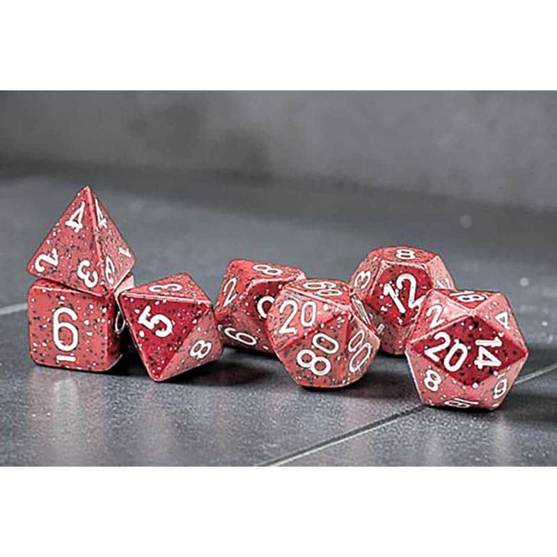 SPECKLED DICE: POLYHEDRAL 7ct LAVA STONE