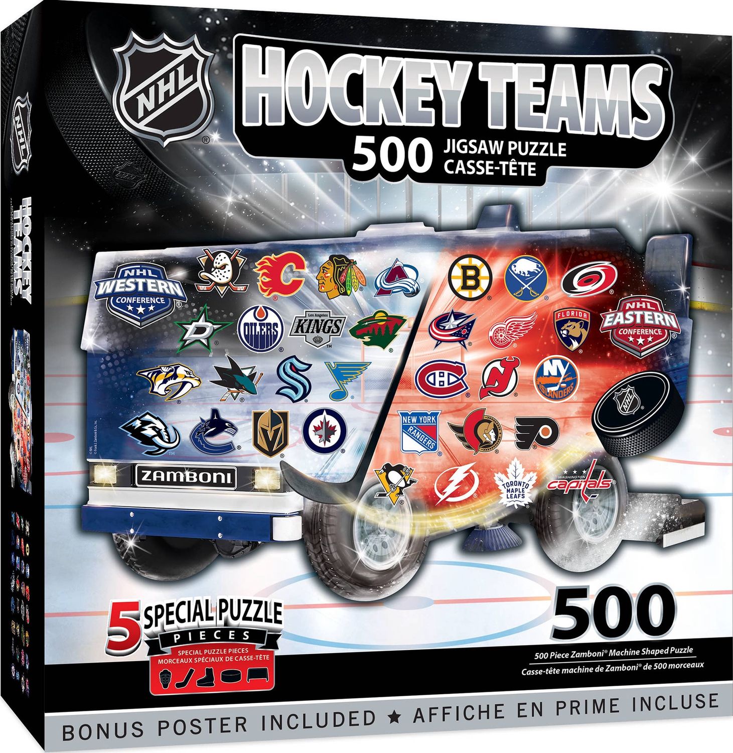 NHL Zamboni 500pc Shaped Puzzle