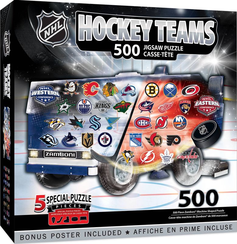 NHL Zamboni 500pc Shaped Puzzle