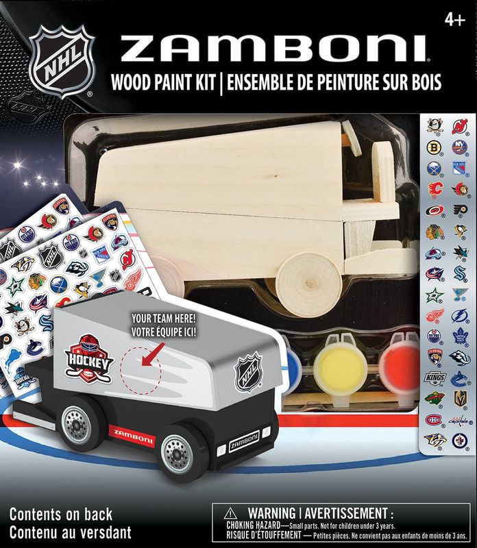 NHL Zamboni Wood Paint Kit