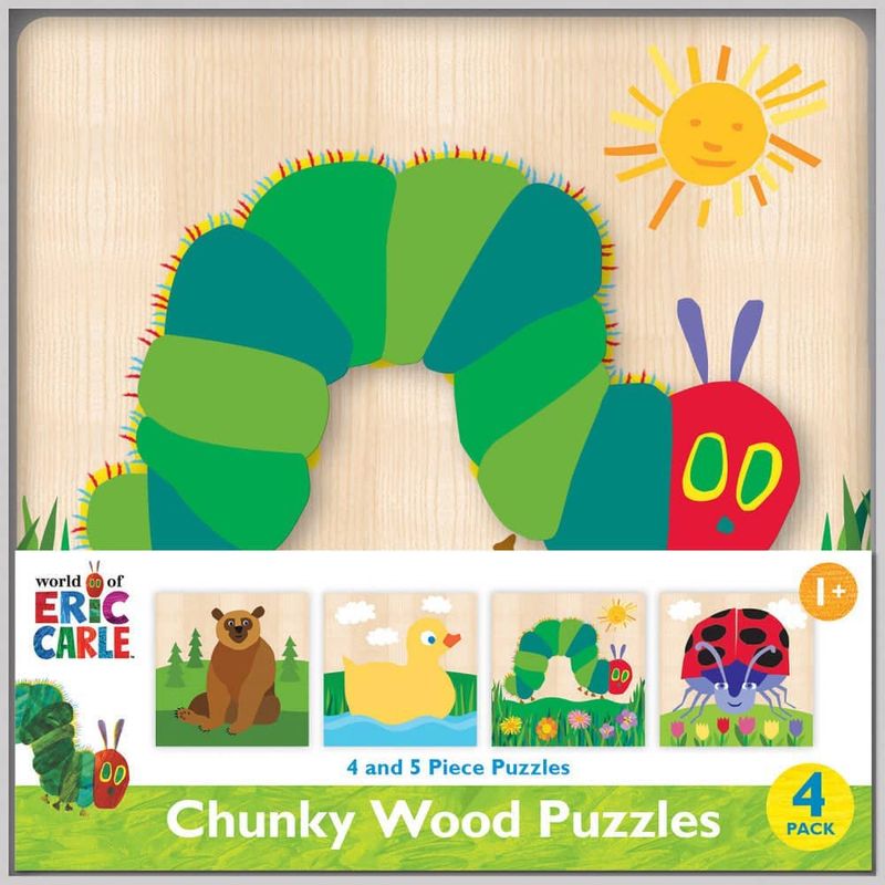 Eric Carle Chunky Wood Puzzles 4PK