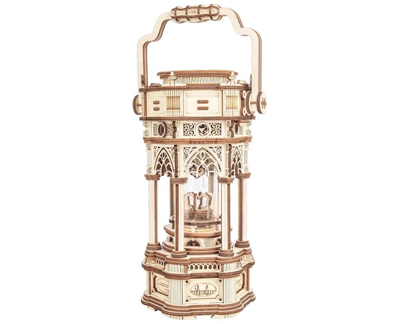Victorian Lantern 3D Wood Model