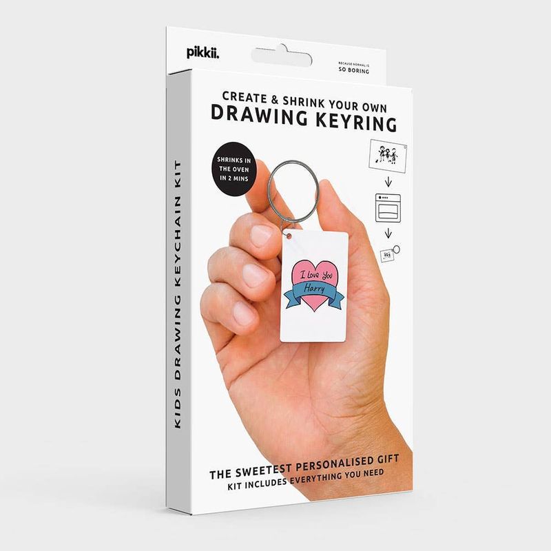 Drawing Shrink Keyring DIY Kit