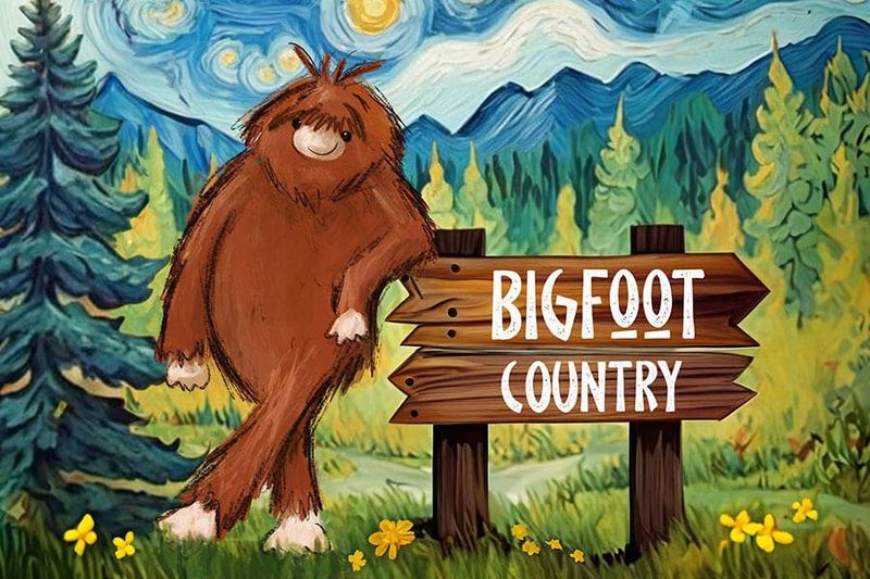 Bigfoot Country Mini Jigsaw Puzzle