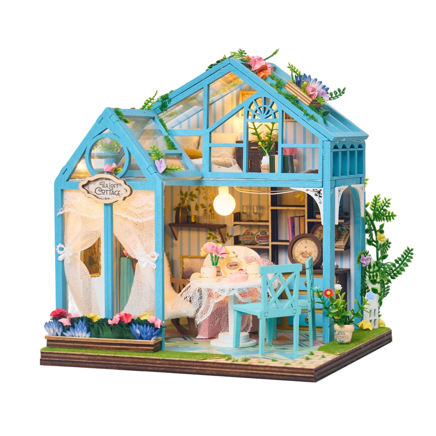DIY Mini House Kit: Tea Loft Cottage