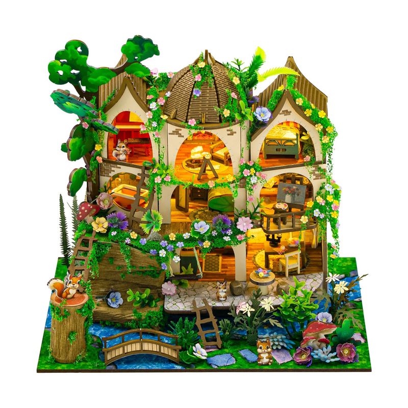 DIY Mini House Kit: Birchwood Villa