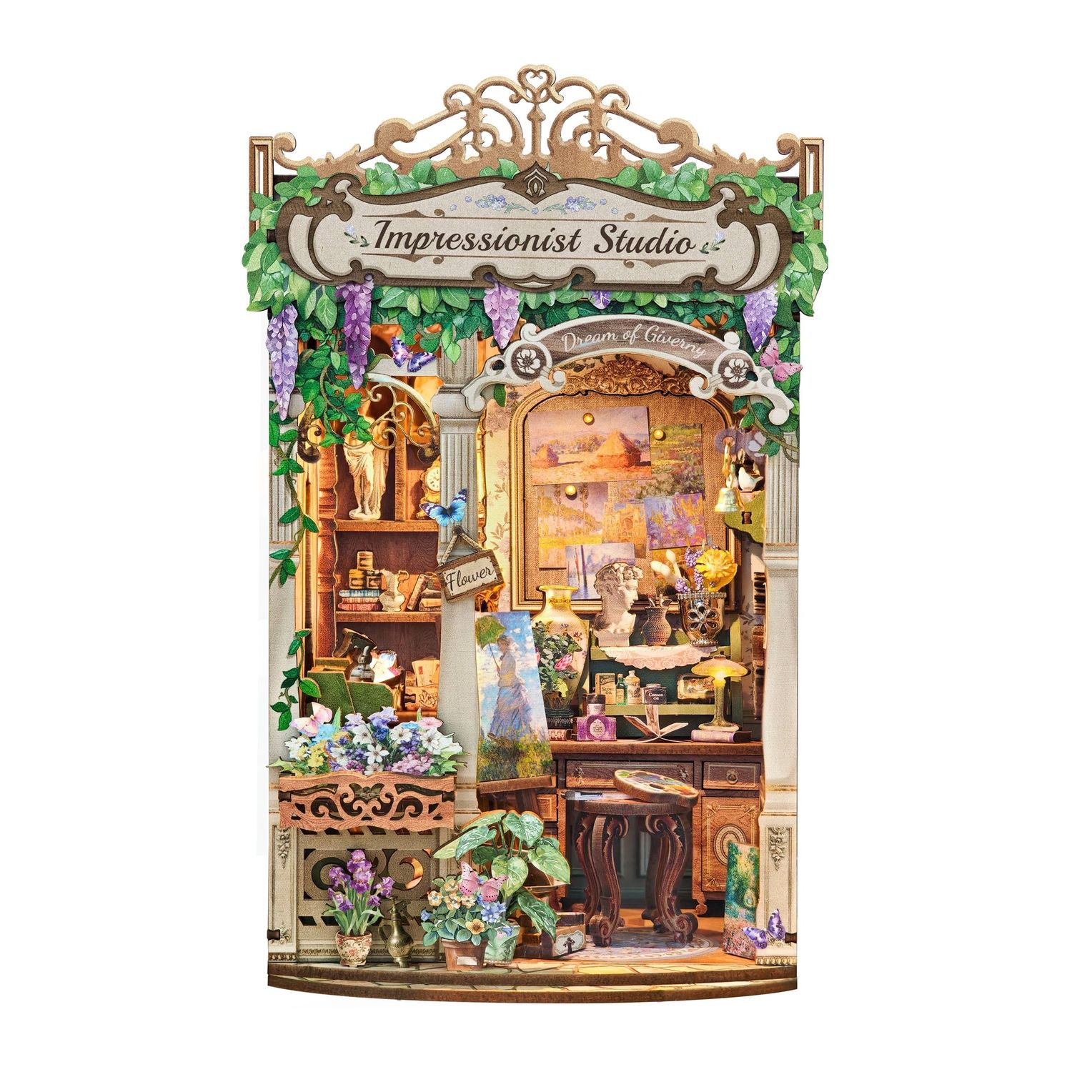 DIY Book Nook Kit: Impressionist Studio