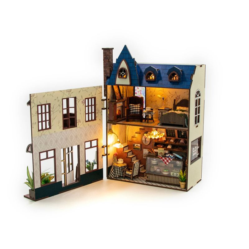 DIY Mini House Kit: Golden Bakehouse