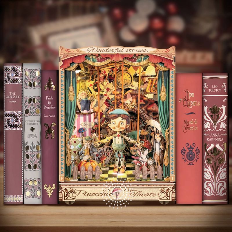 DIY Book Nook Kit: Pinocchio Theater
