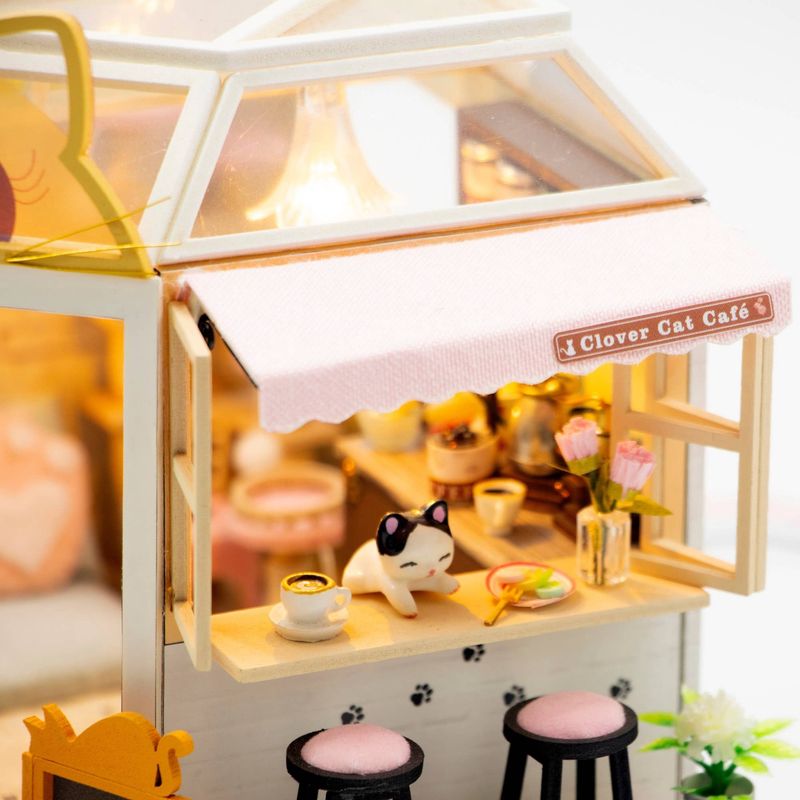 DIY Mini House Kit: Clover Cat Café