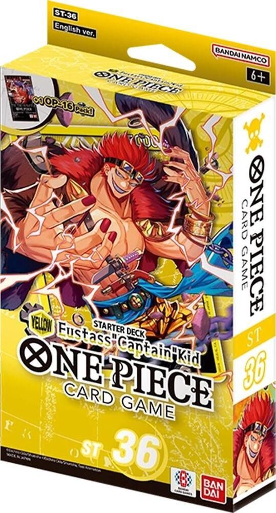 ONE PIECE CG STARTER DECK ST-36 YELLOW EUSTASS