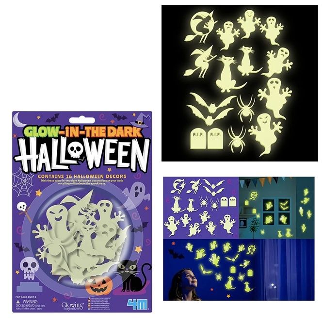 Glow In The Dark Halloween Wall Stickers