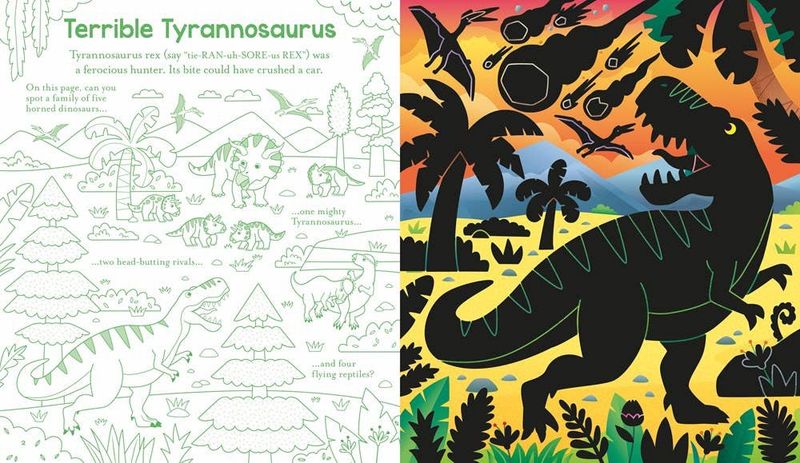 Usborne Scratch Activities Dinosaurs : Usborne