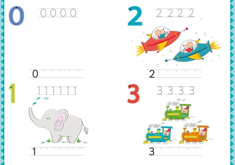 Little Wipe-Clean Numbers: Usborne