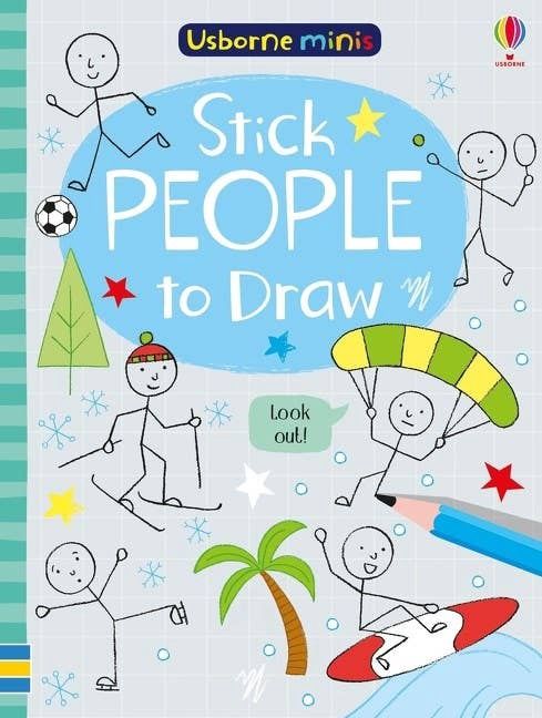 Stick People To Draw : Usborne