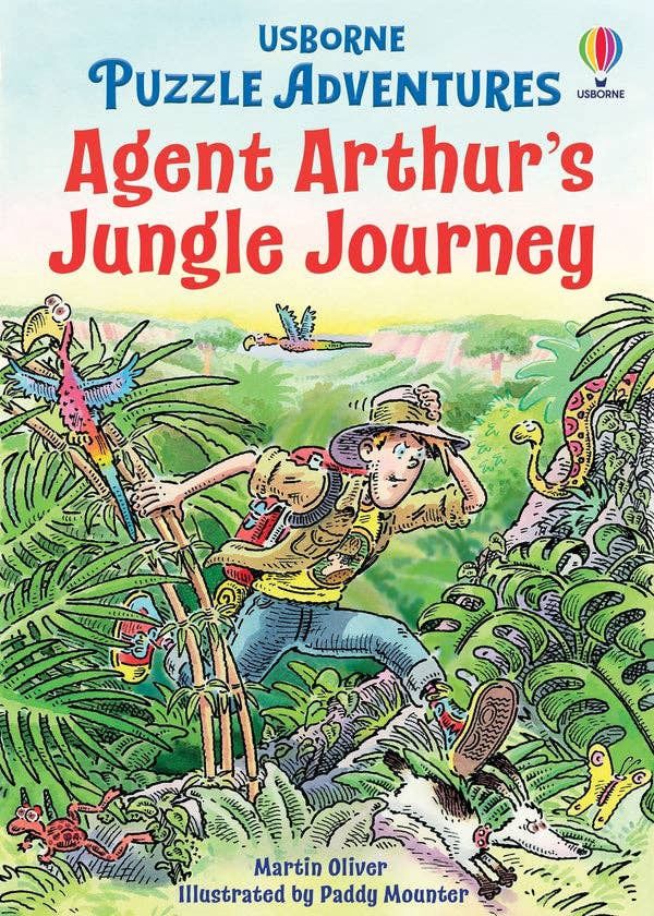 Puzzle Adventures : Agent Arthur's Jungle Journey : Usborne