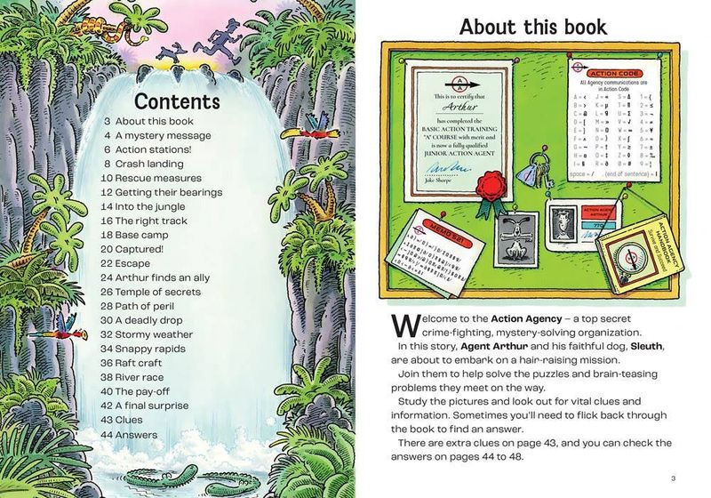 Puzzle Adventures : Agent Arthur's Jungle Journey : Usborne