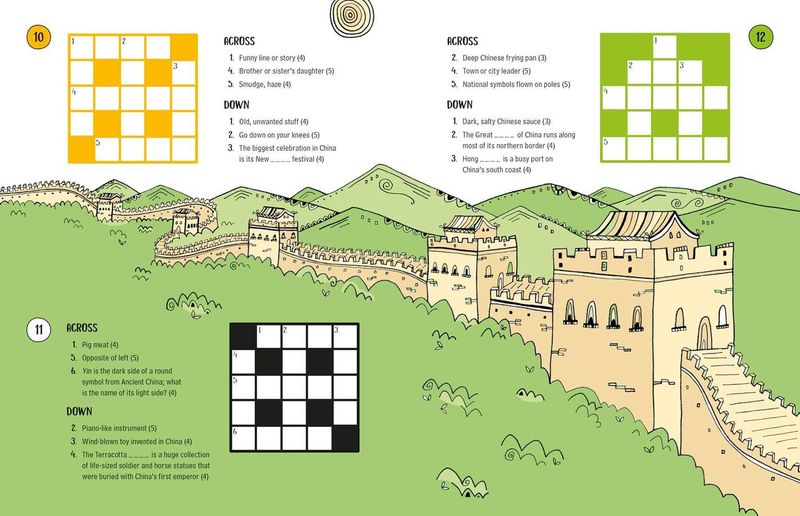 100 Children's Crosswords: Travel : Usborne