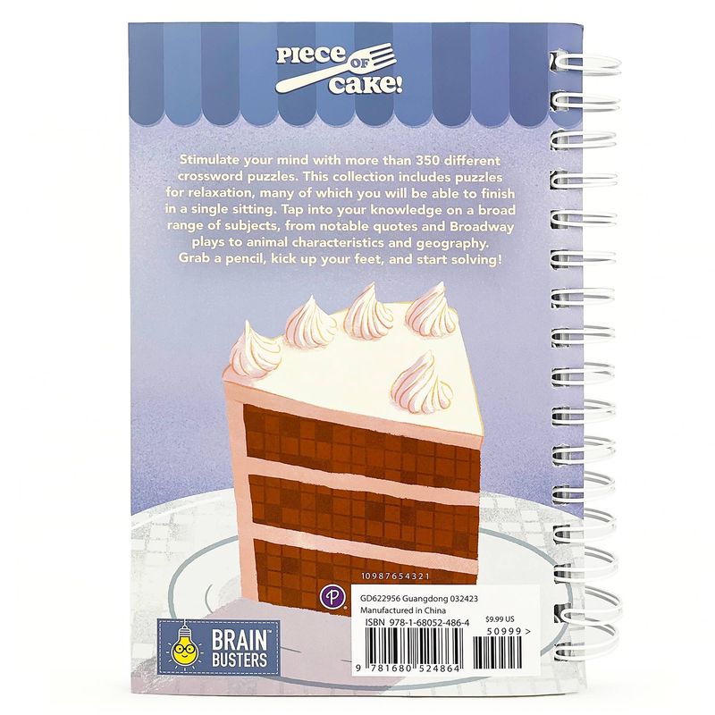 Piece of Cake Easy Crosswords Puzzle Book