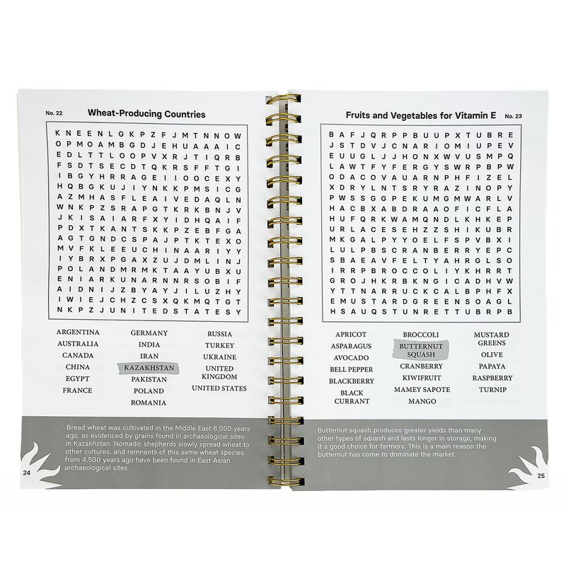 Smithsonian Botanicals Gardens and Plants Word Search Book