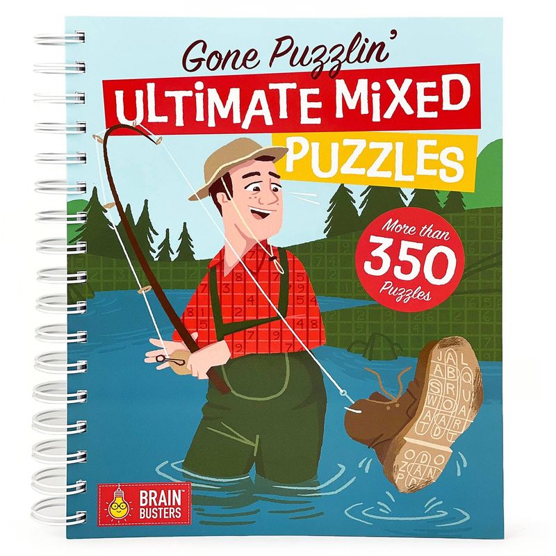 Gone Puzzlin' Ultimate Mixed Puzzles Book