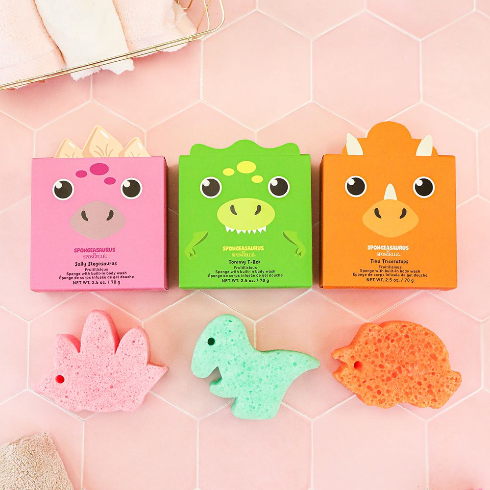 Spongeasaurus Dinosaur Sponge Asst