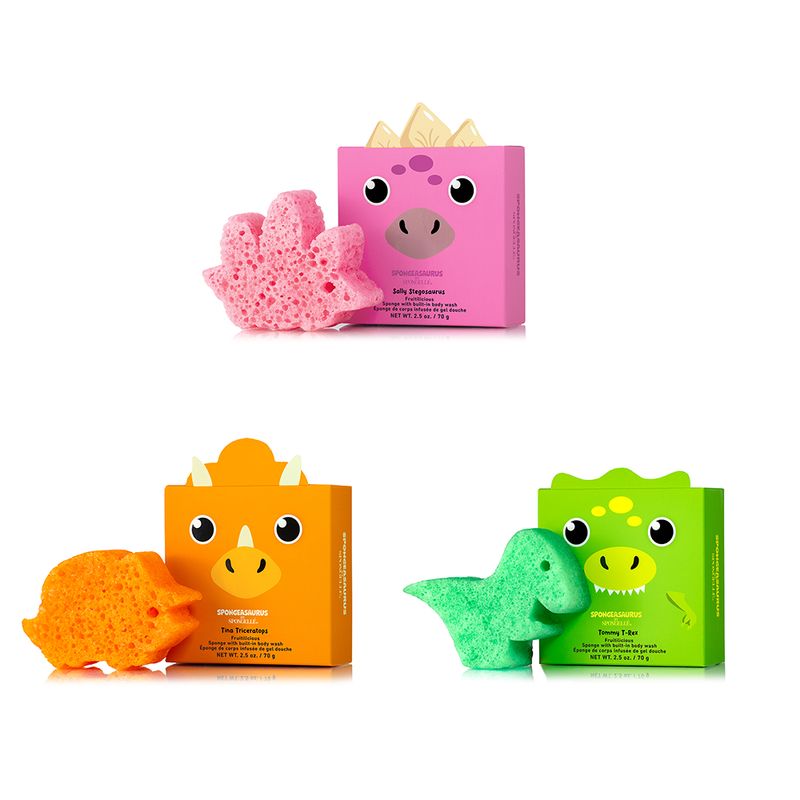 Spongeasaurus Dinosaur Sponge Asst