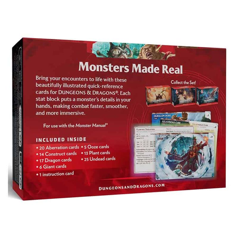 D&amp;D REF CARDS MONSTERS: FEARSOME/FEROCIOUS