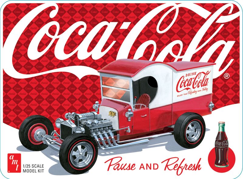 1:25 1925 Model T Panel w/Tin Coca Cola