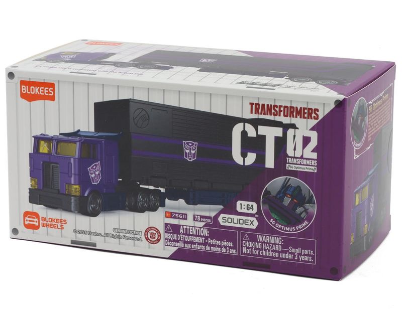 WHEELS TRANSFORMERS CT02 SHATTERED GLASS  OPTIMUS PRIME