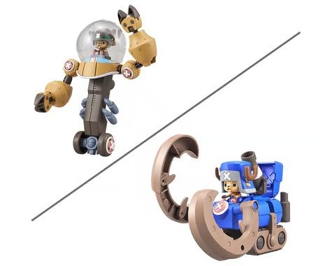 One Piece Chopper 02 Hvy Armor &amp; 03 Horn Dozer